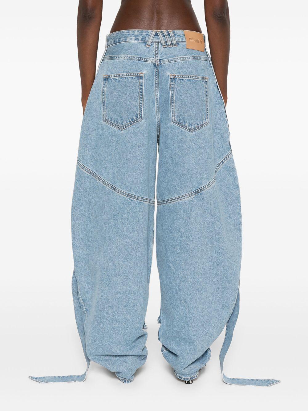 THE ATTICO Jeans over in denim 