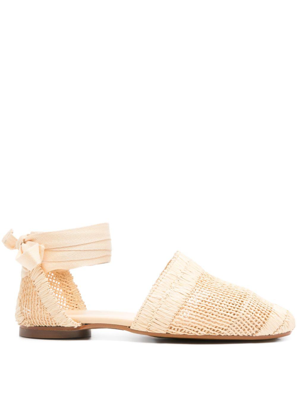 CASTANER Sandali bassi avorio'Goldie' 
