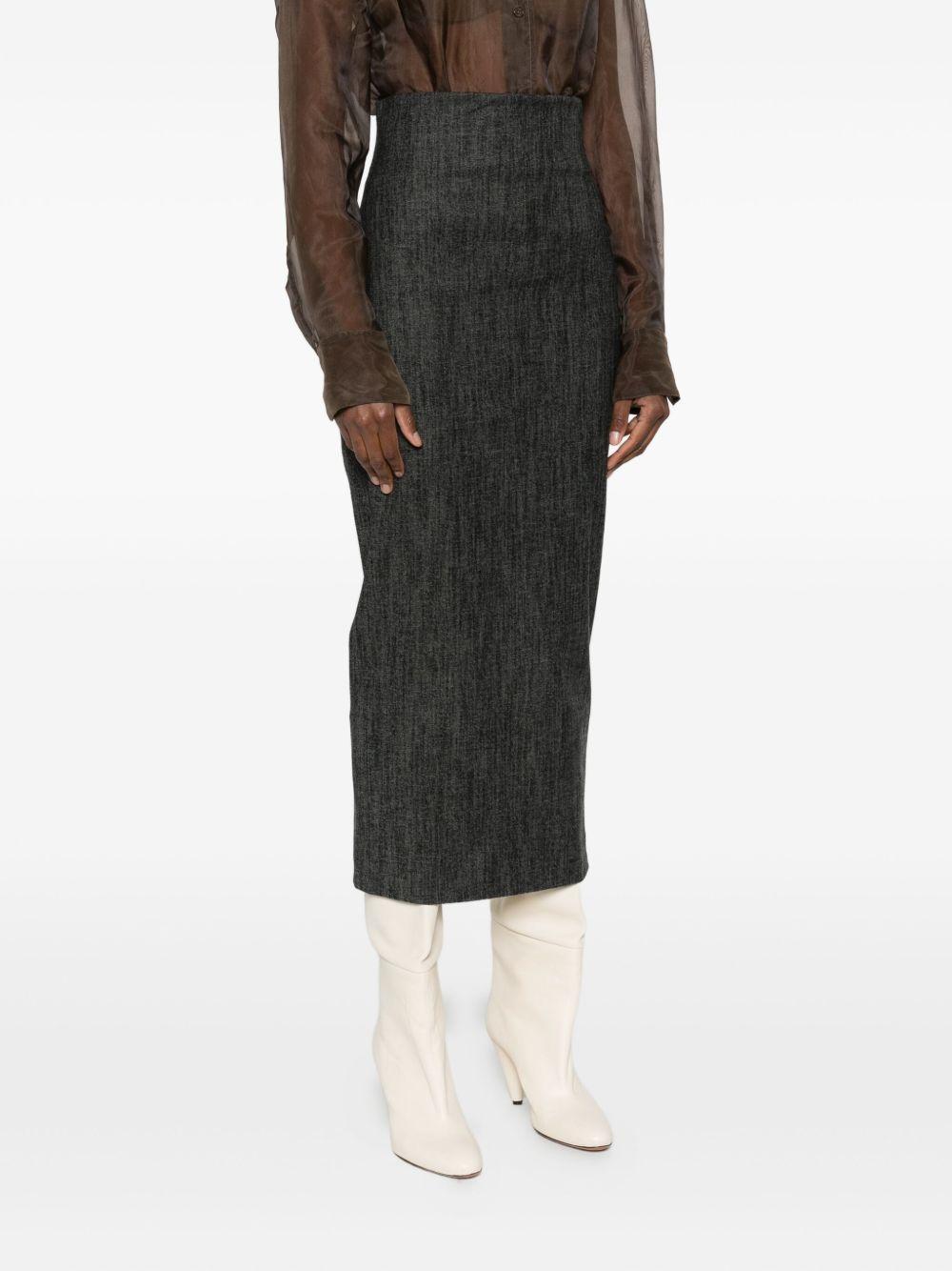 ALBERTA FERRETTI Gonna a matita antracite 