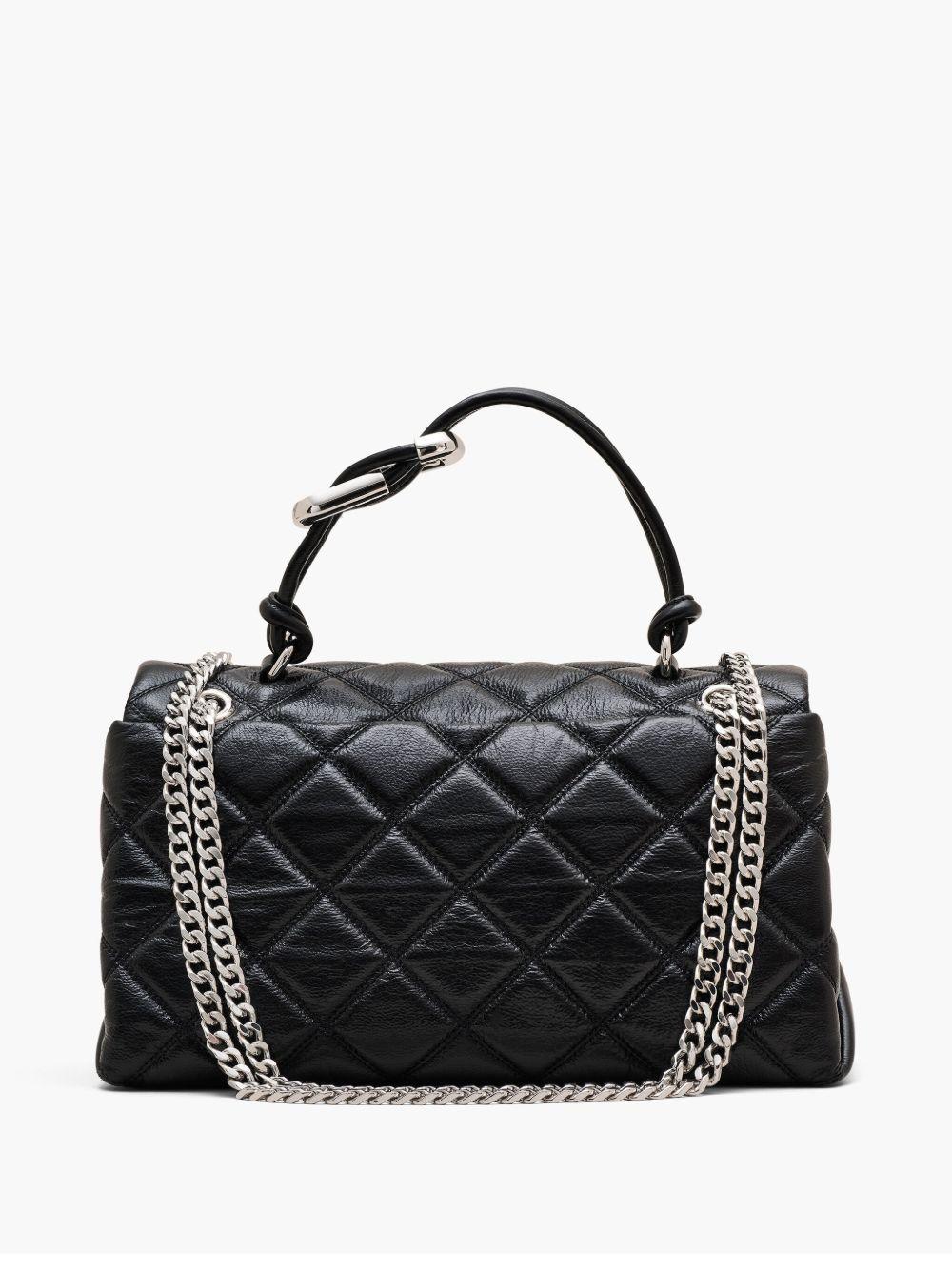 MARC JACOBS Borsa 'The Quilted Dual Convertible Shoulder Bag' nera 