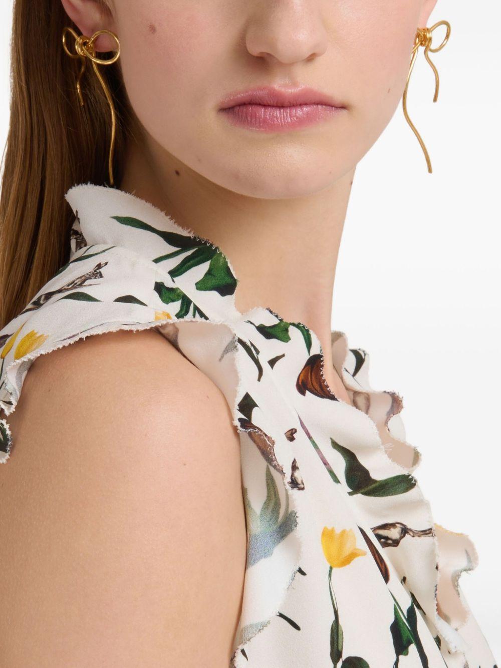 MARNI Orecchini con fiocco 