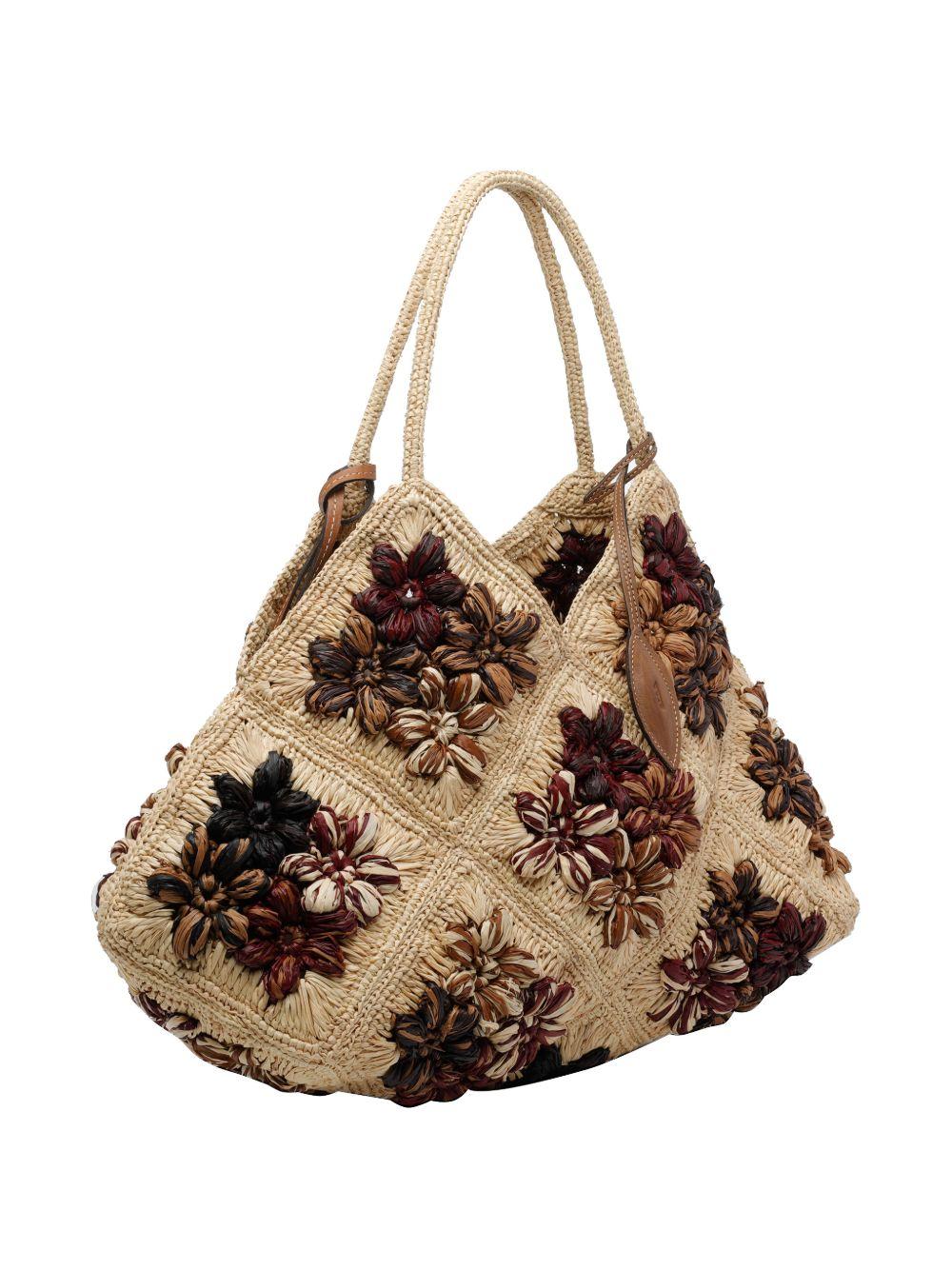 AFAR Borsa a spalla Desire in rafia 