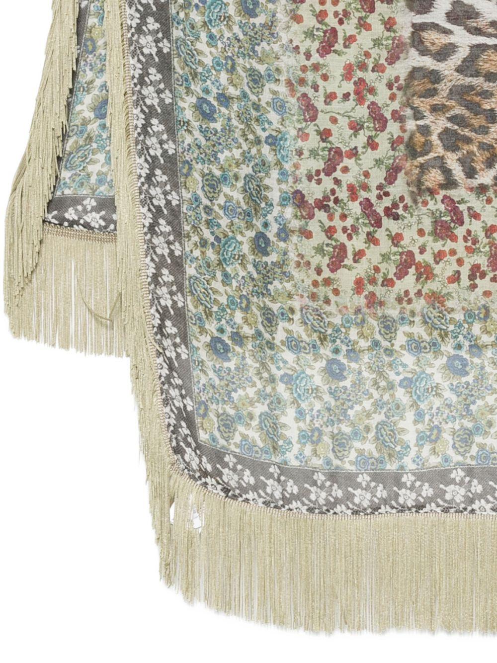 FALIERO SARTI Foulard Minimal con frange 