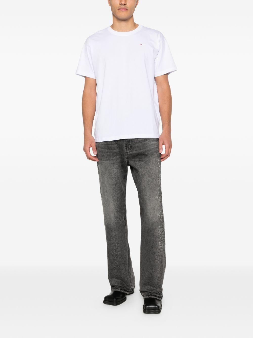 DIESEL T-shirt in cotone bianco 