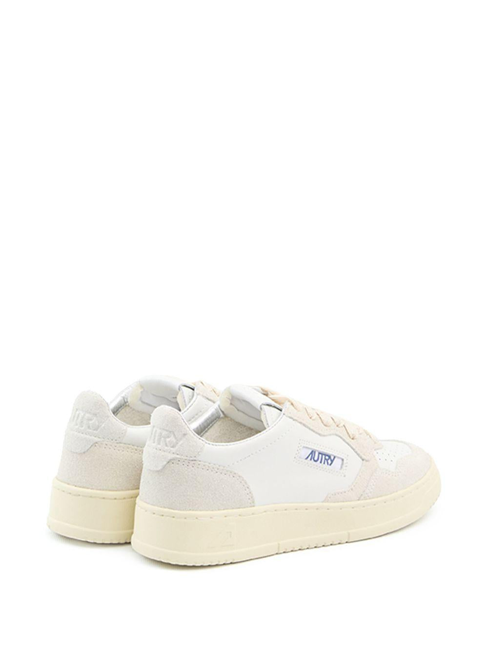 AUTRY Sneakers 'Medalist Low' in pelle bianca 