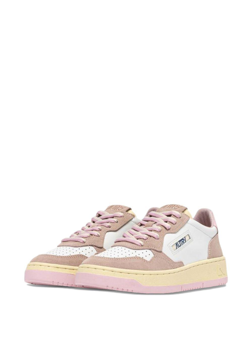 AUTRY Sneakers Medalist bianche e rosa 