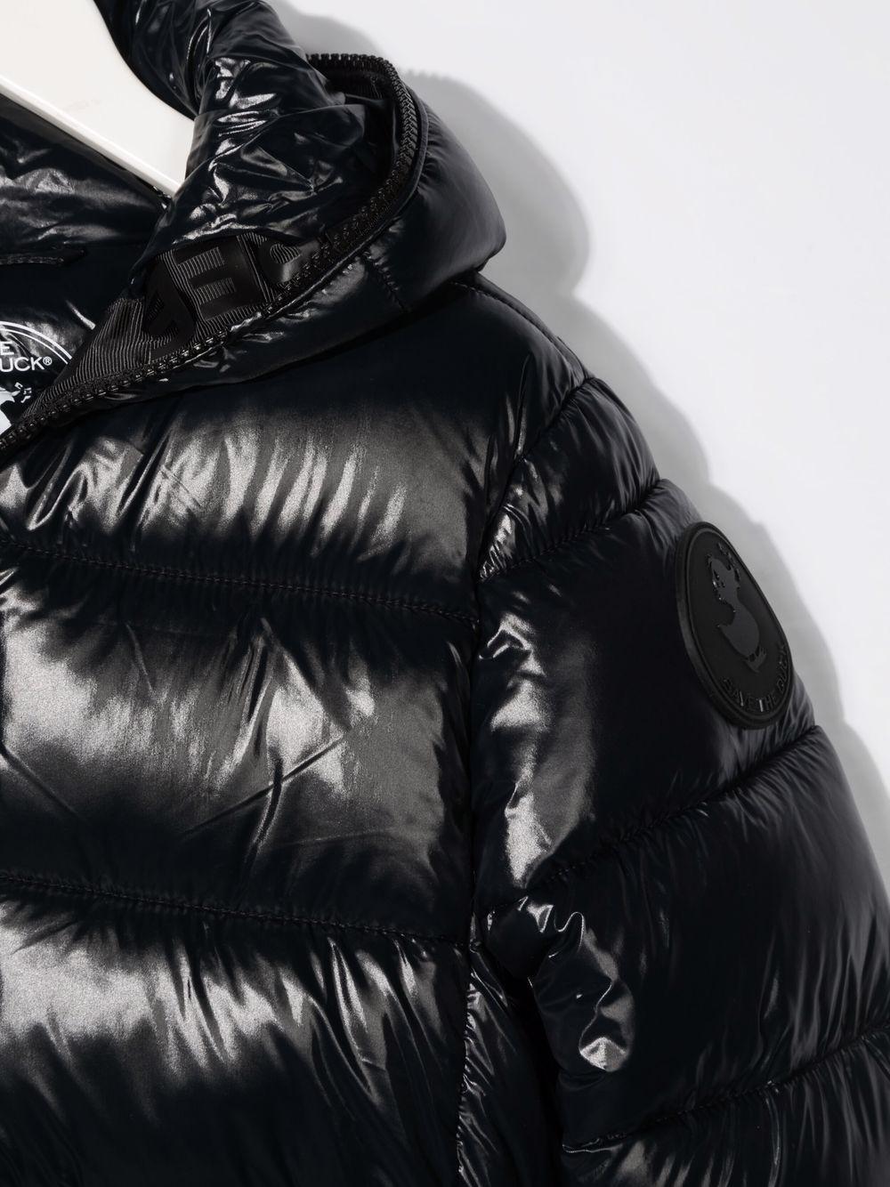 SAVE THE DUCK Piumino corto con cappuccio 