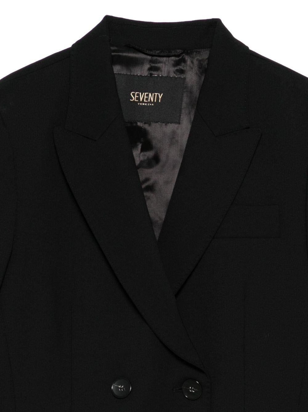 SEVENTY Blazer doppiopetto nero 