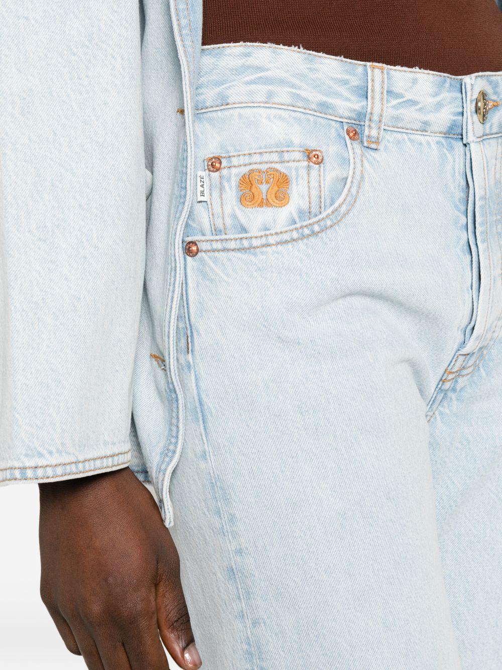 BLAZE Jeans blu con dettaglio logo 
