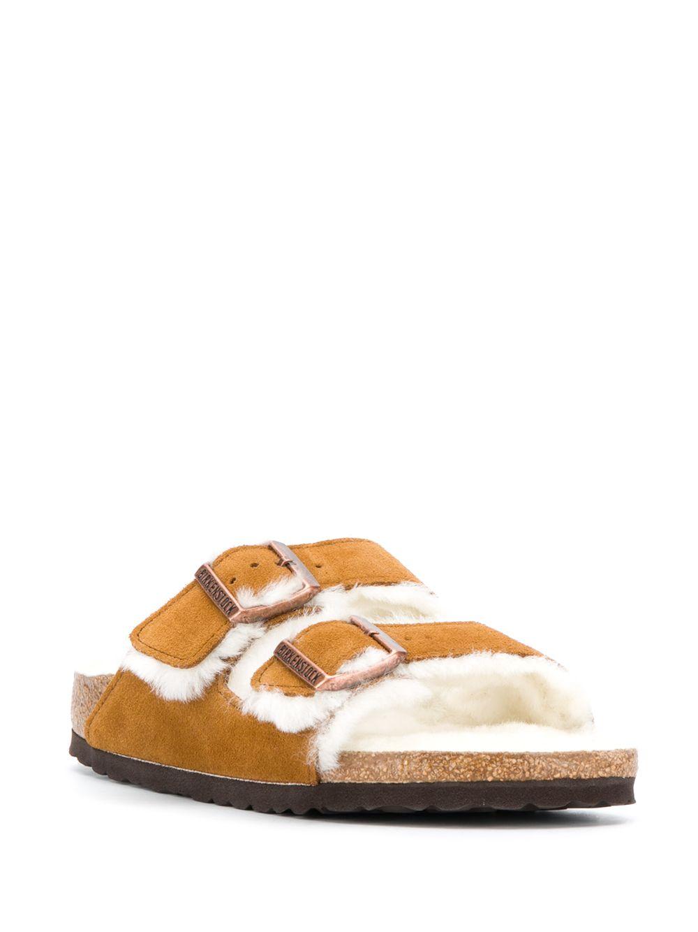BIRKENSTOCK Ciabatte 'Arizona' con pelliccia 