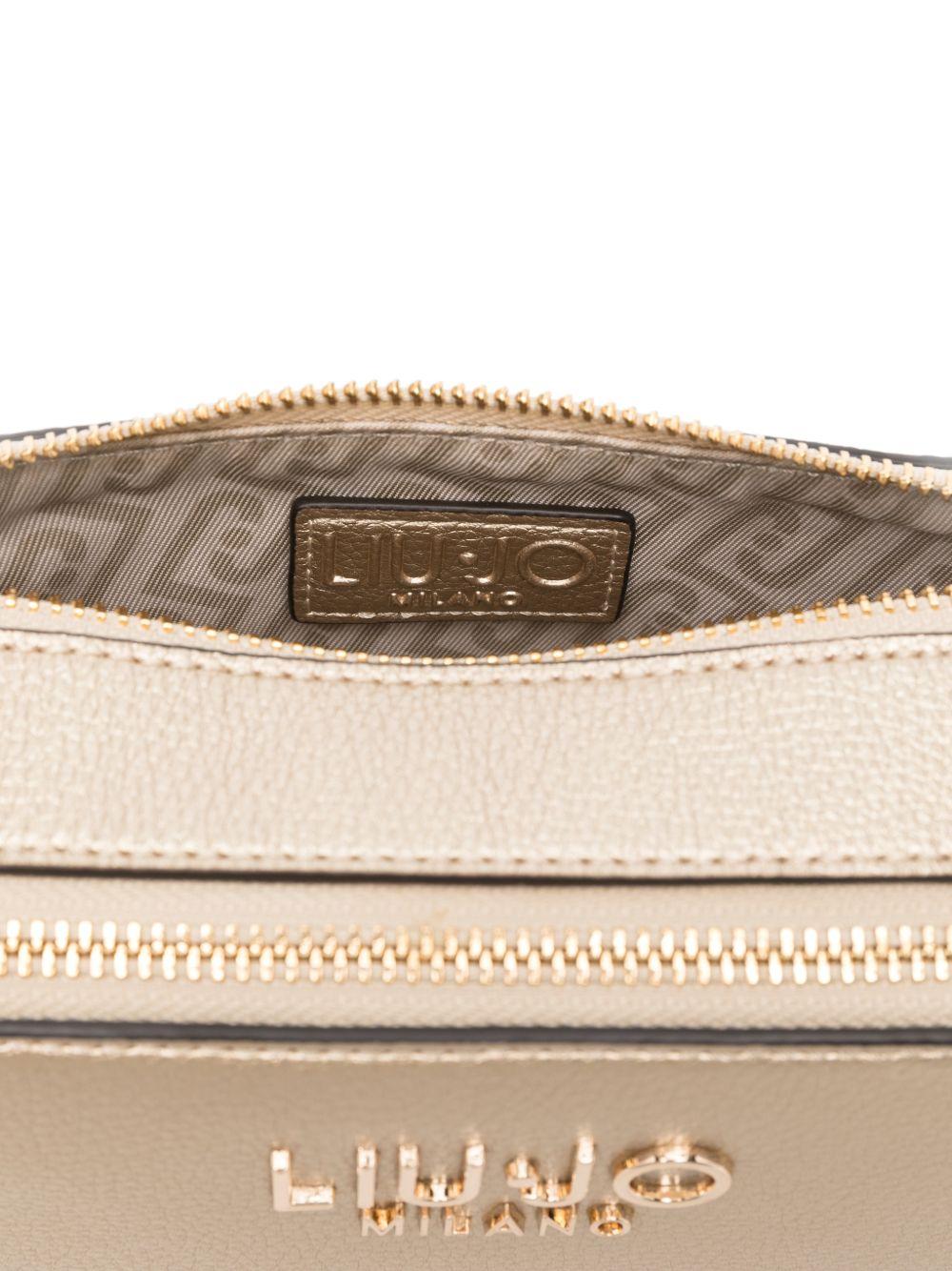 LIUJO Borsa a tracolla rose-gold con logo 