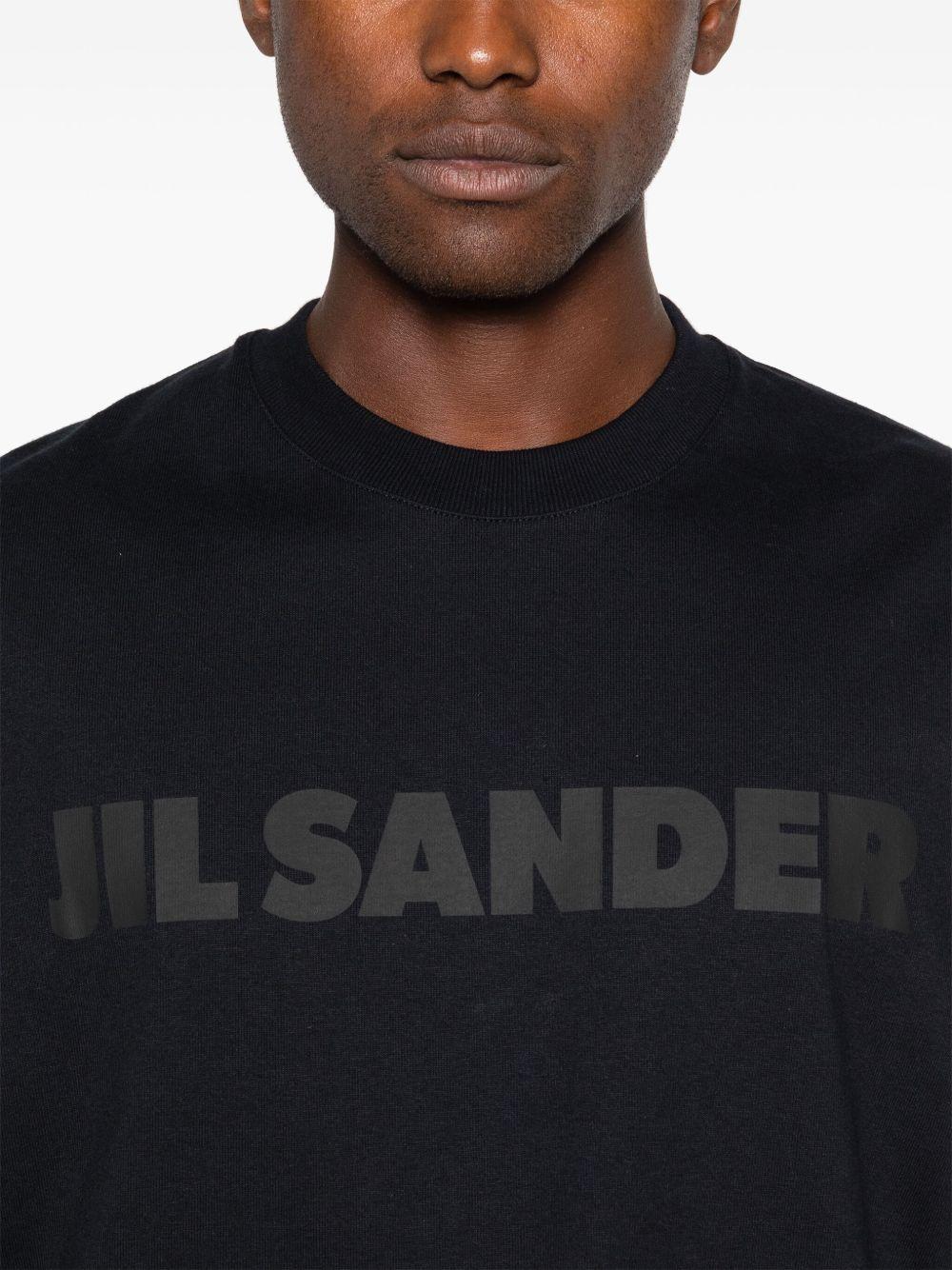 JIL SANDER T-shirt in cotone con maniche 3/4 