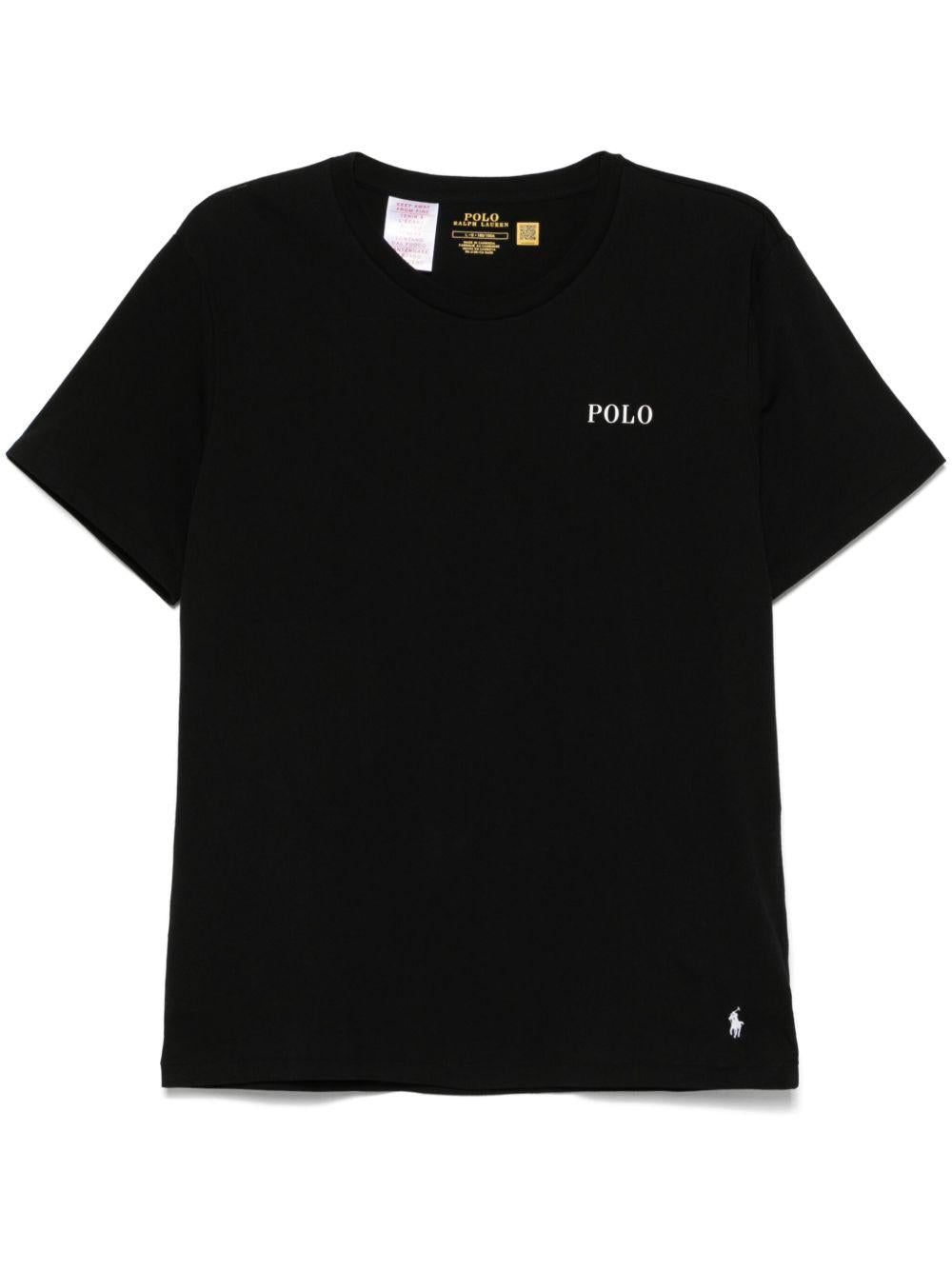 POLO RALPH LAUREN T-shirt intima in cotone nera 