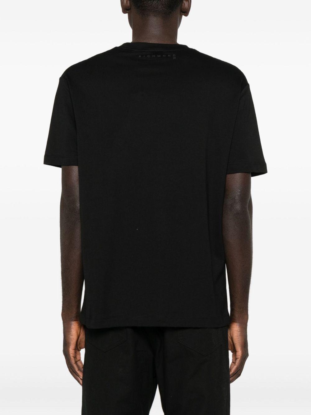 JOHN RICHMOND T-shirt girocollo nera 