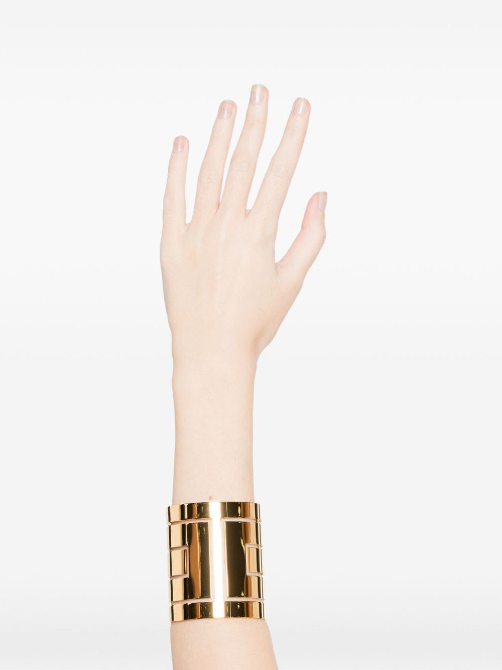 ELISABETTA FRANCHI Bracciale rigido in ottone dorato 