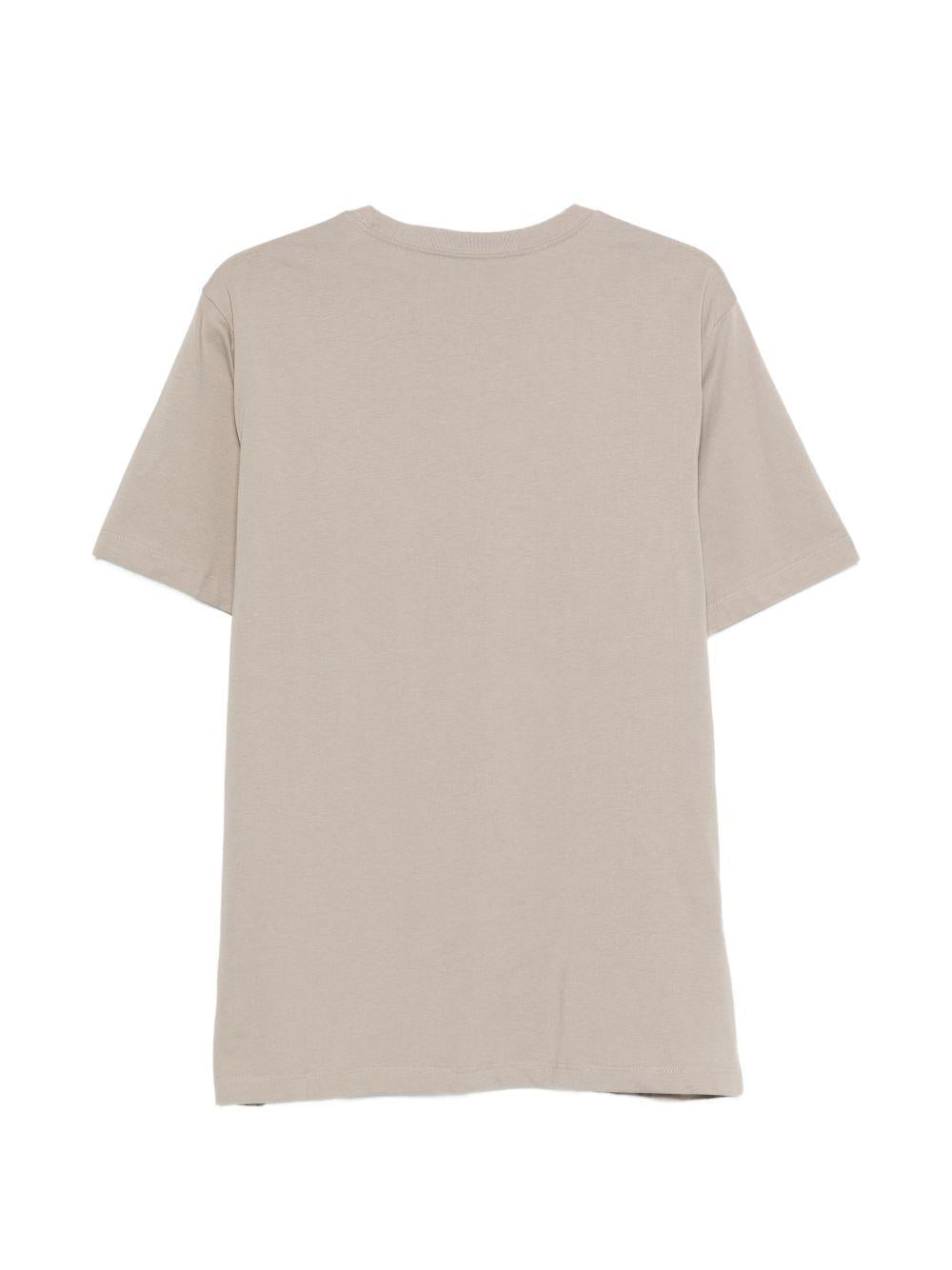 THE NORTH FACE T-shirt in cotone grigio con logo bianco 
