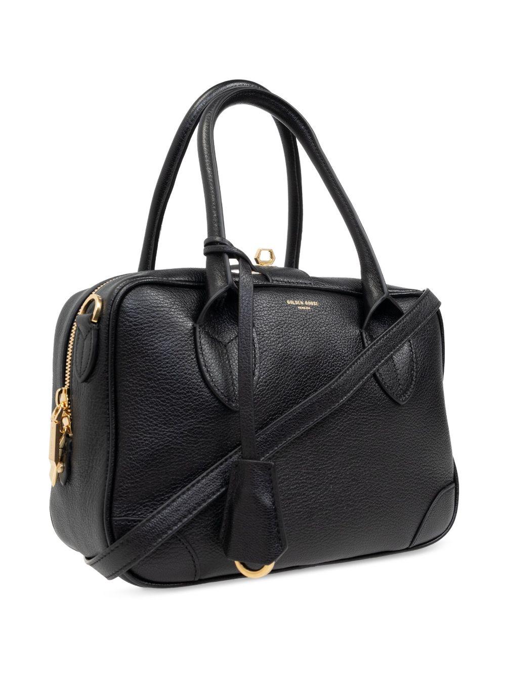 GOLDEN GOOSE Borsa tote in pelle nera 