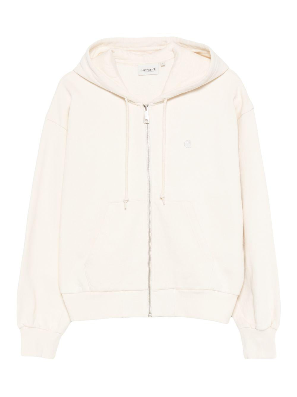 CARHARTT WIP Felpa con cappuccio e zip in cotone 