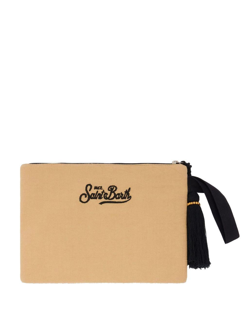 MC2 SAINT BARTH Pochette Pouch Pearl con fantasia leopardata 