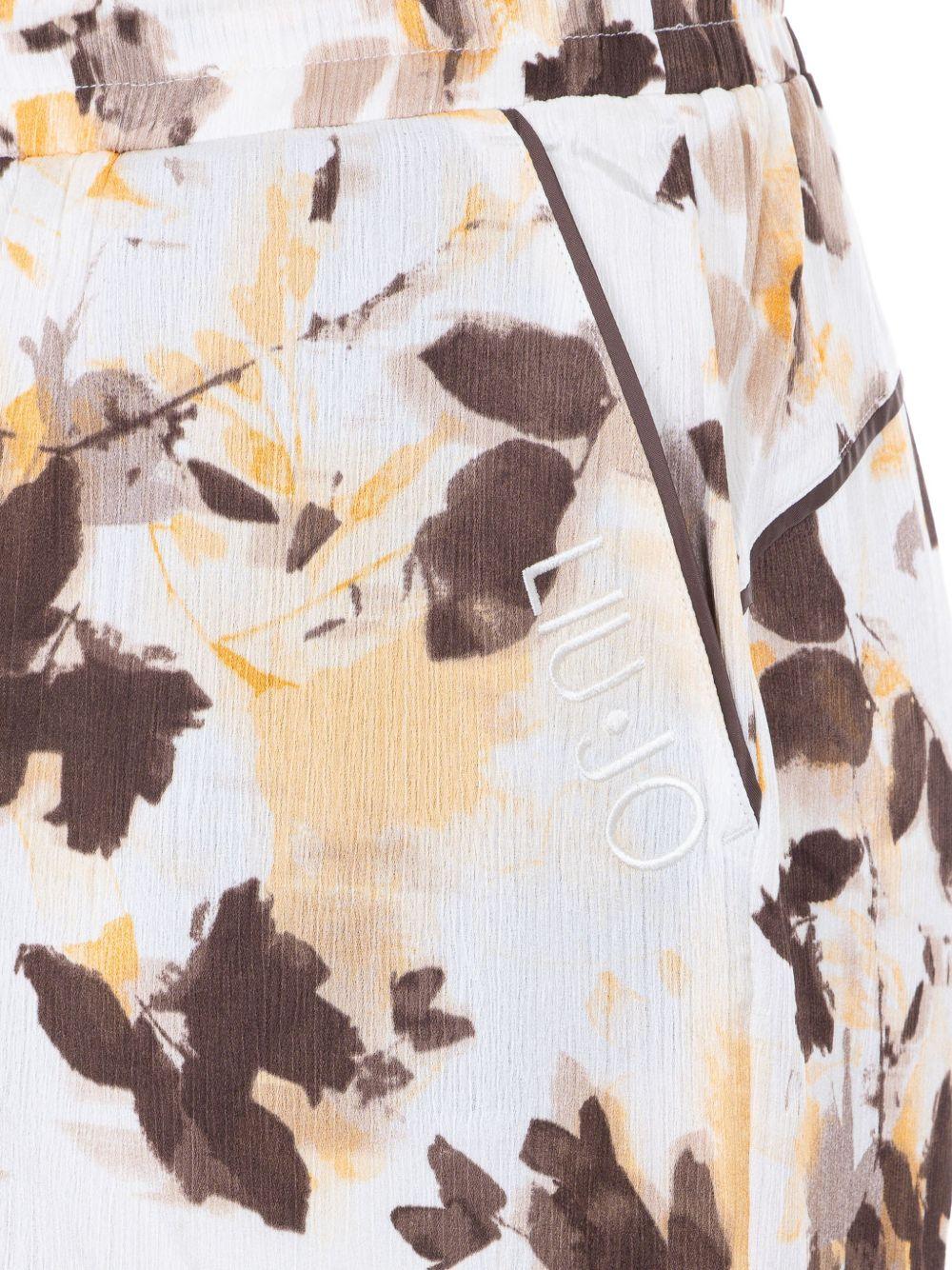 LIUJO Pantaloni lunghi multicolore marroni 