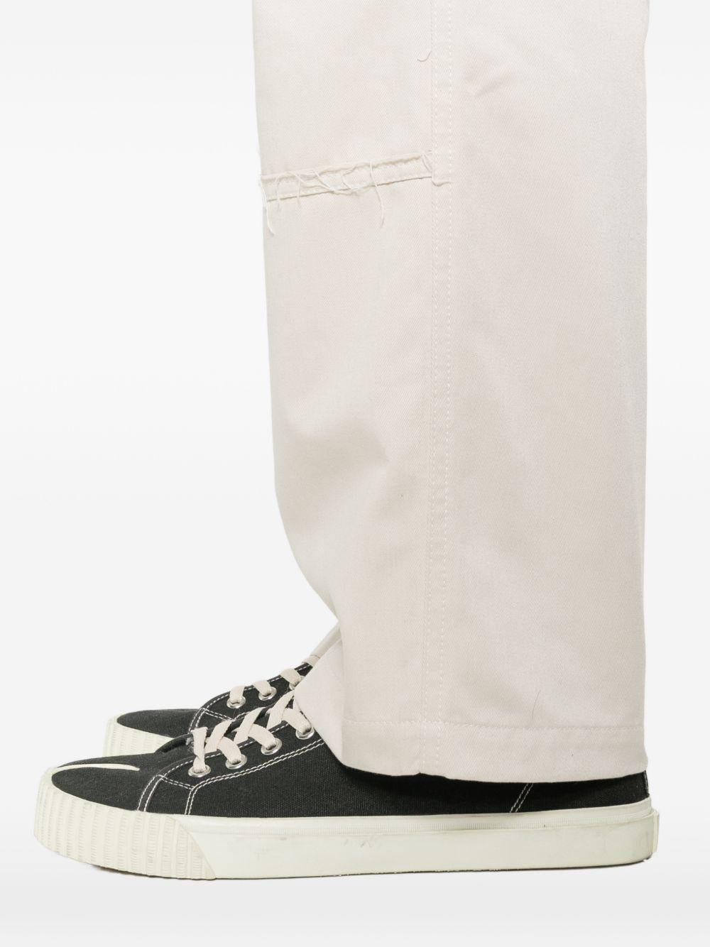MM6 MAISON MARGIELA Pantaloni svasati beige 