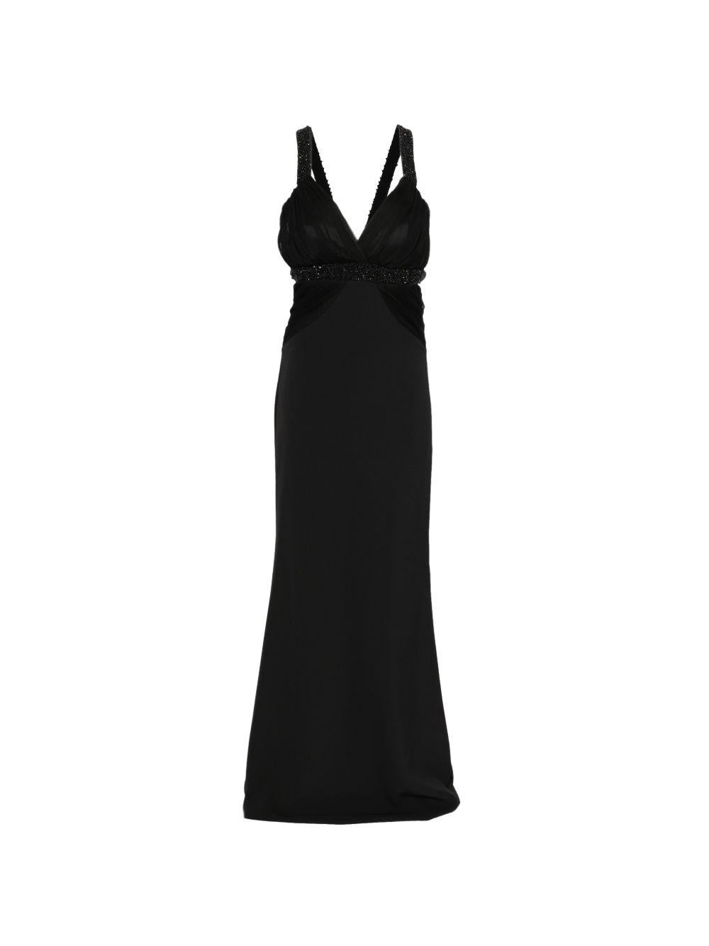 PRONOVIAS Abito elegante con strass neri nero 