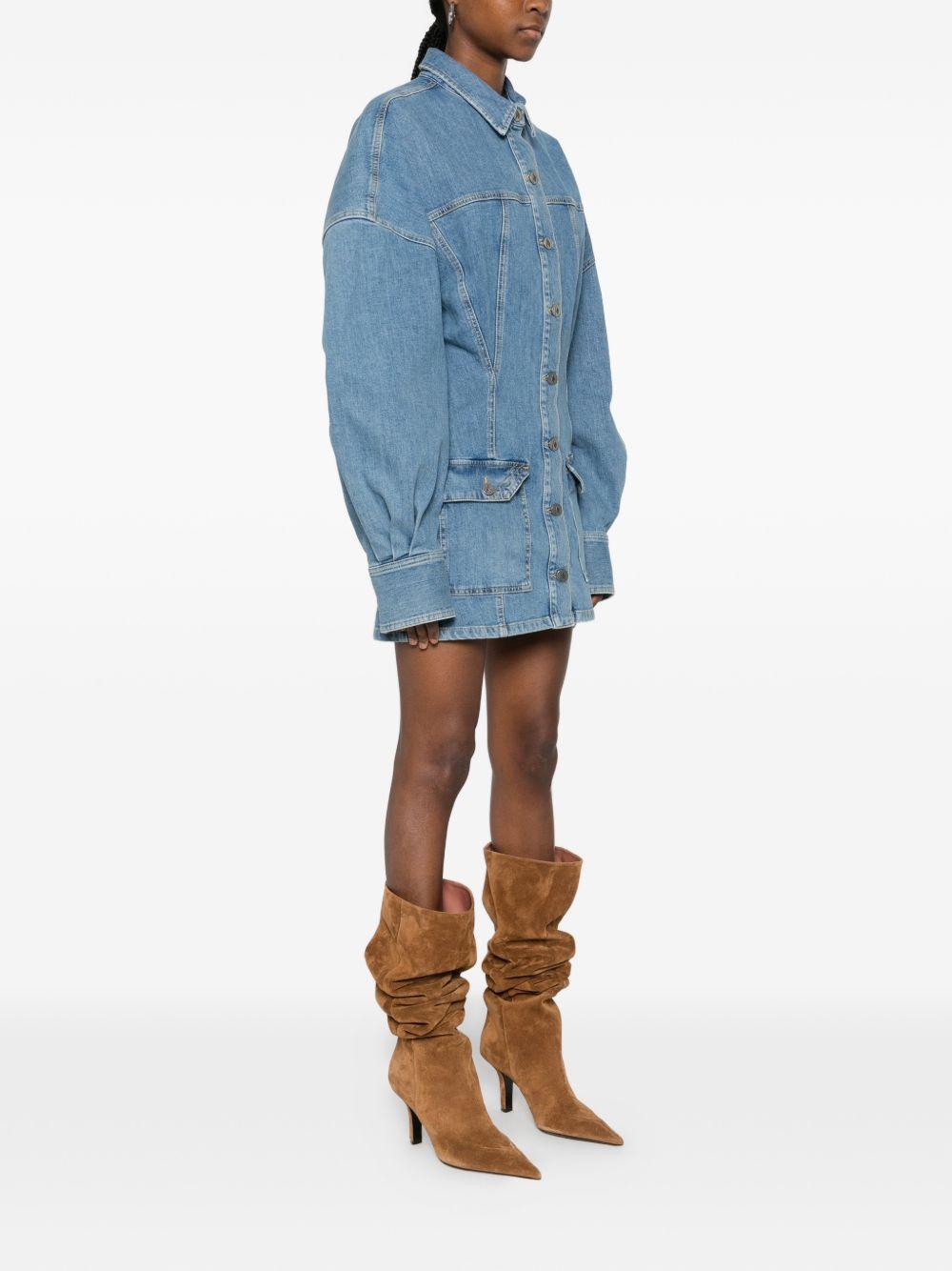 THE ATTICO Abito corto in jeans 