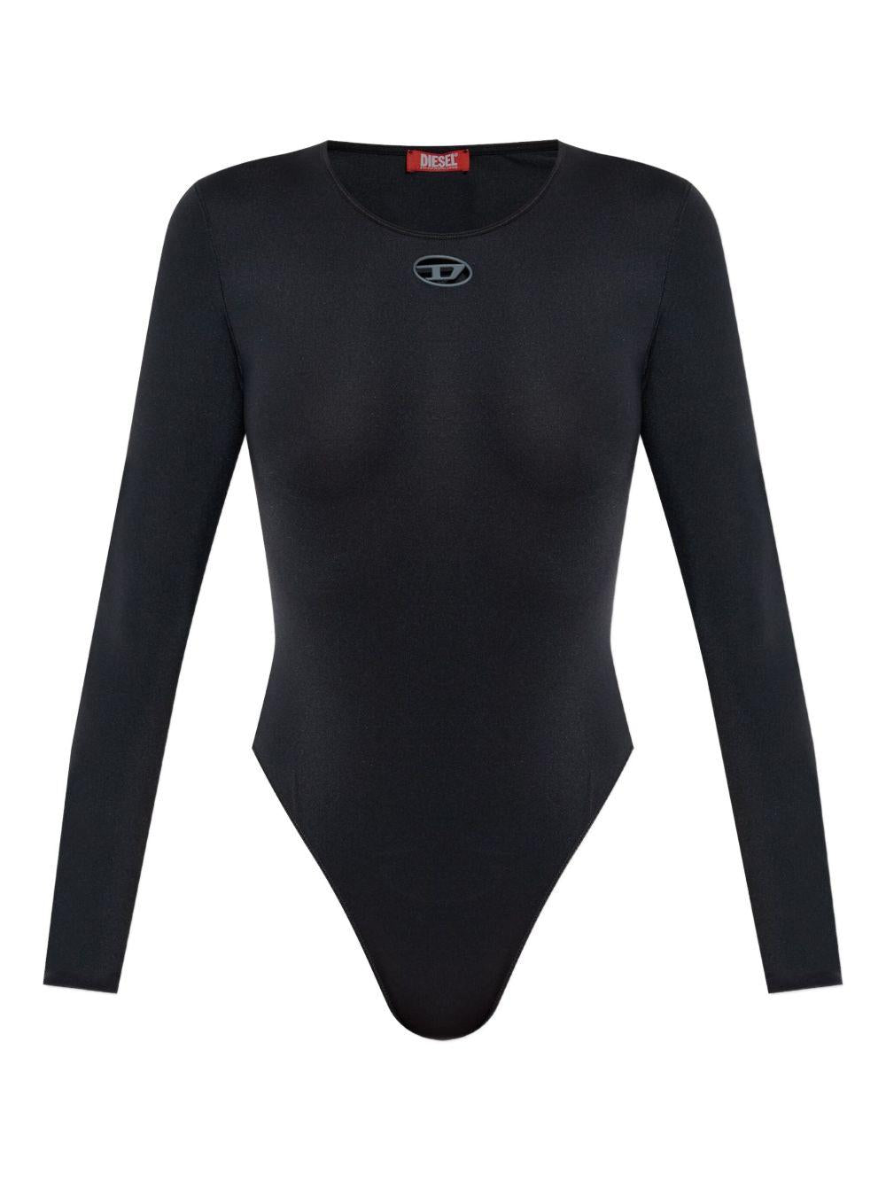 DIESEL Body nero a maniche lunghe 
