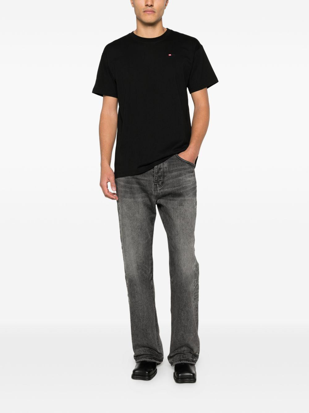 DIESEL T-shirt in cotone nero 