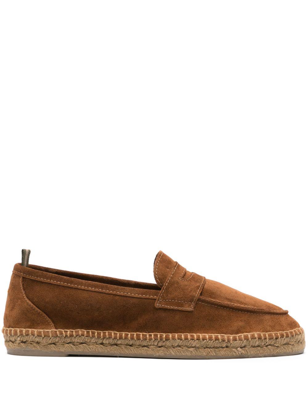 CASTANER Espadrillas 'Nacho' in camoscio marrone 