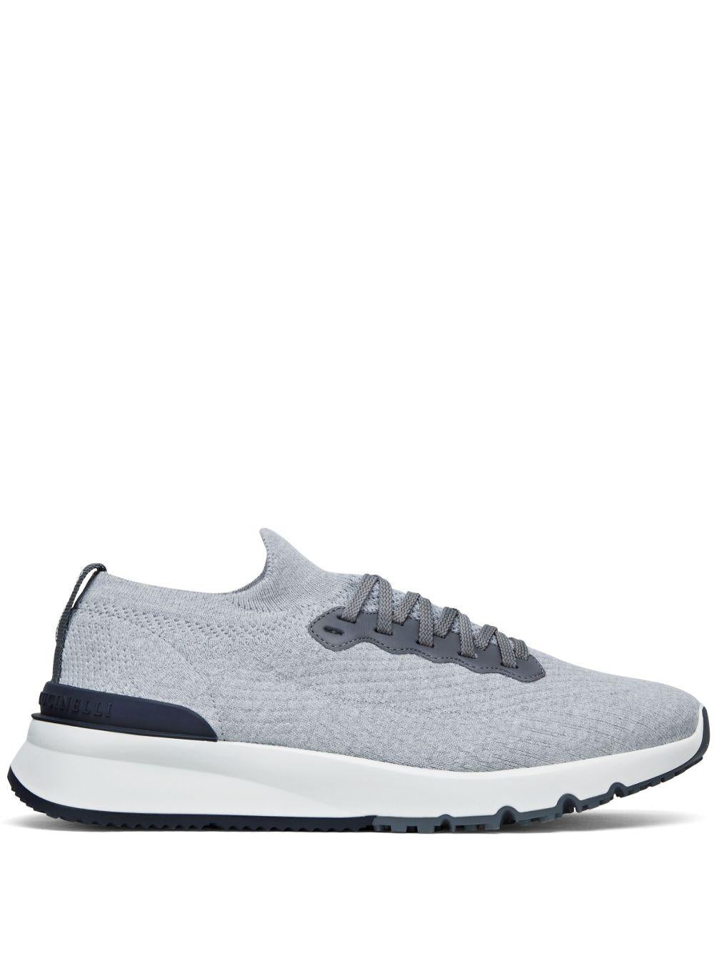 BRUNELLO CUCINELLI Sneakers in maglia 