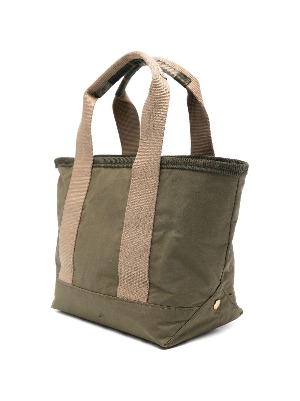 BARBOUR Borsa tote verde Mya Mini Tartan 