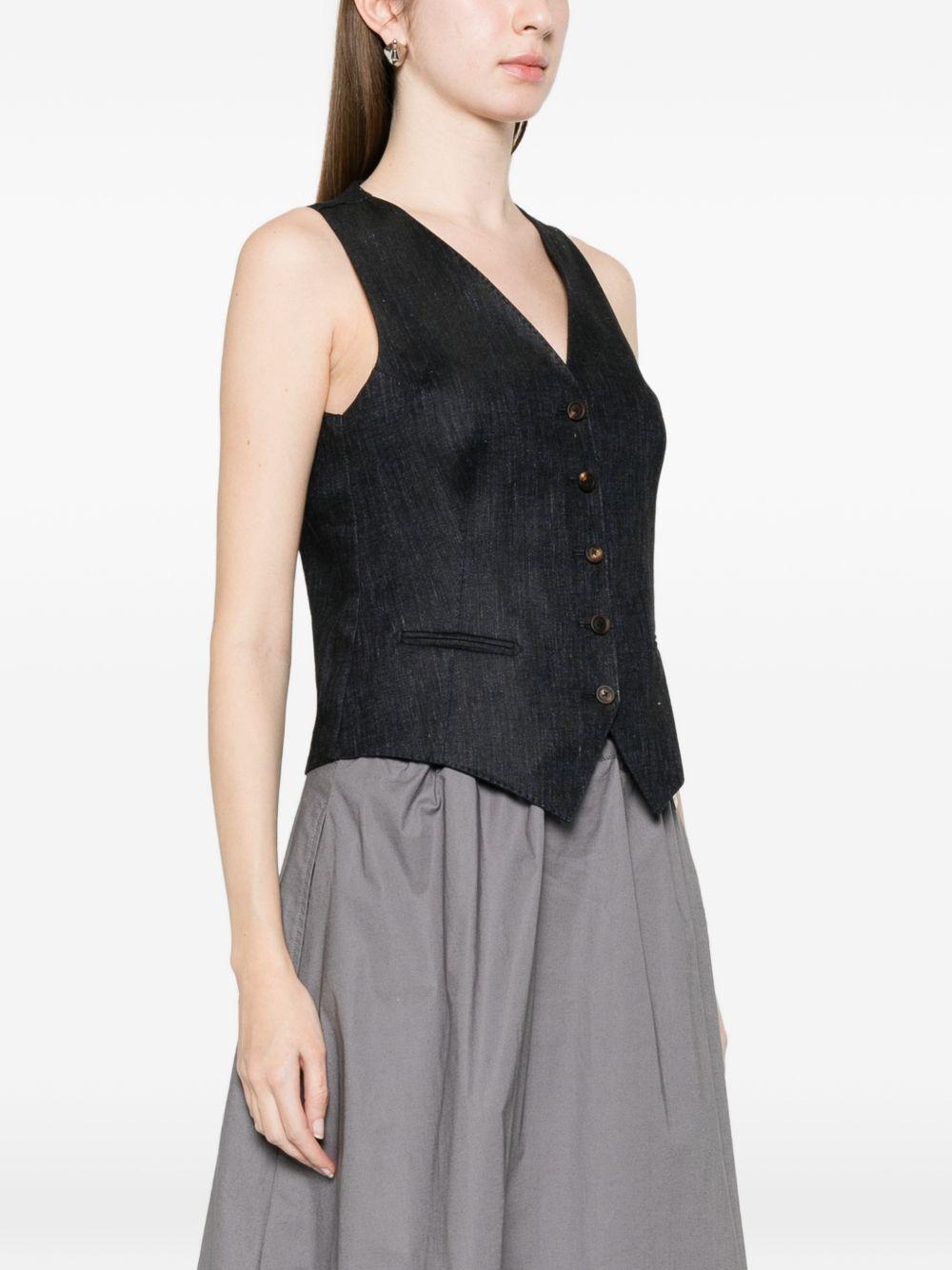 TAGLIATORE Elegante gilet blu Gracie 