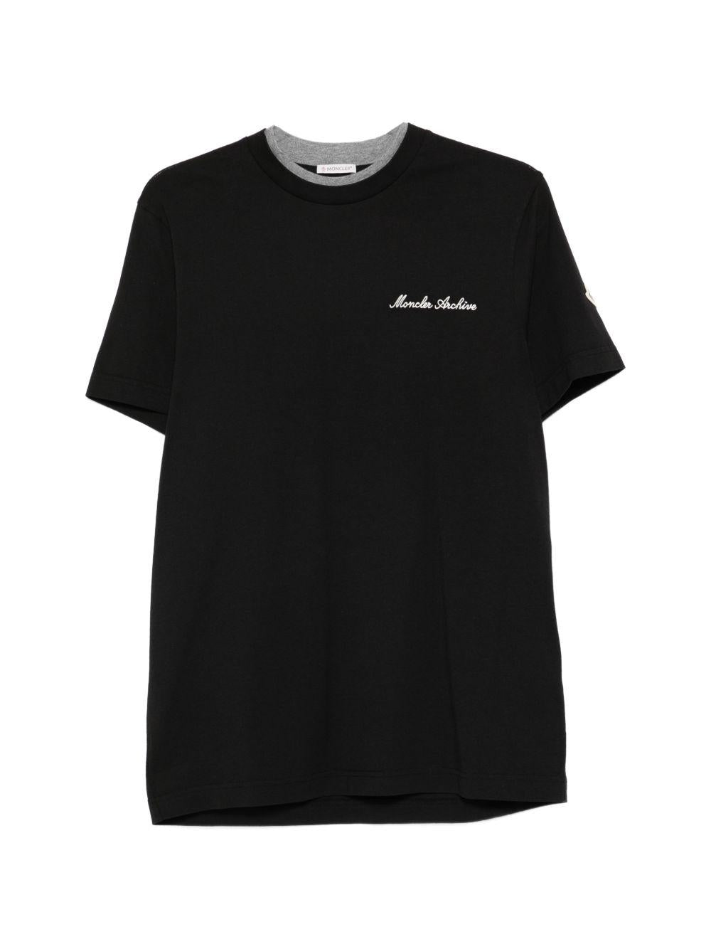 MONCLER T-shirt in cotone con logo 