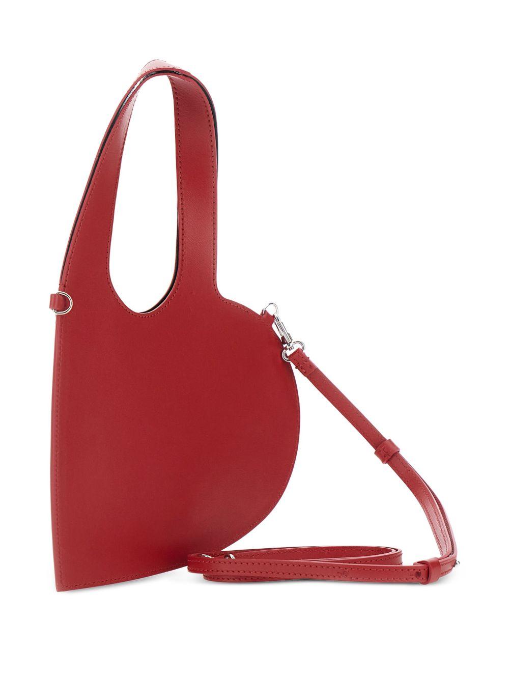COPERNI Borsa tote 'Mini Heart' in pelle rossa 