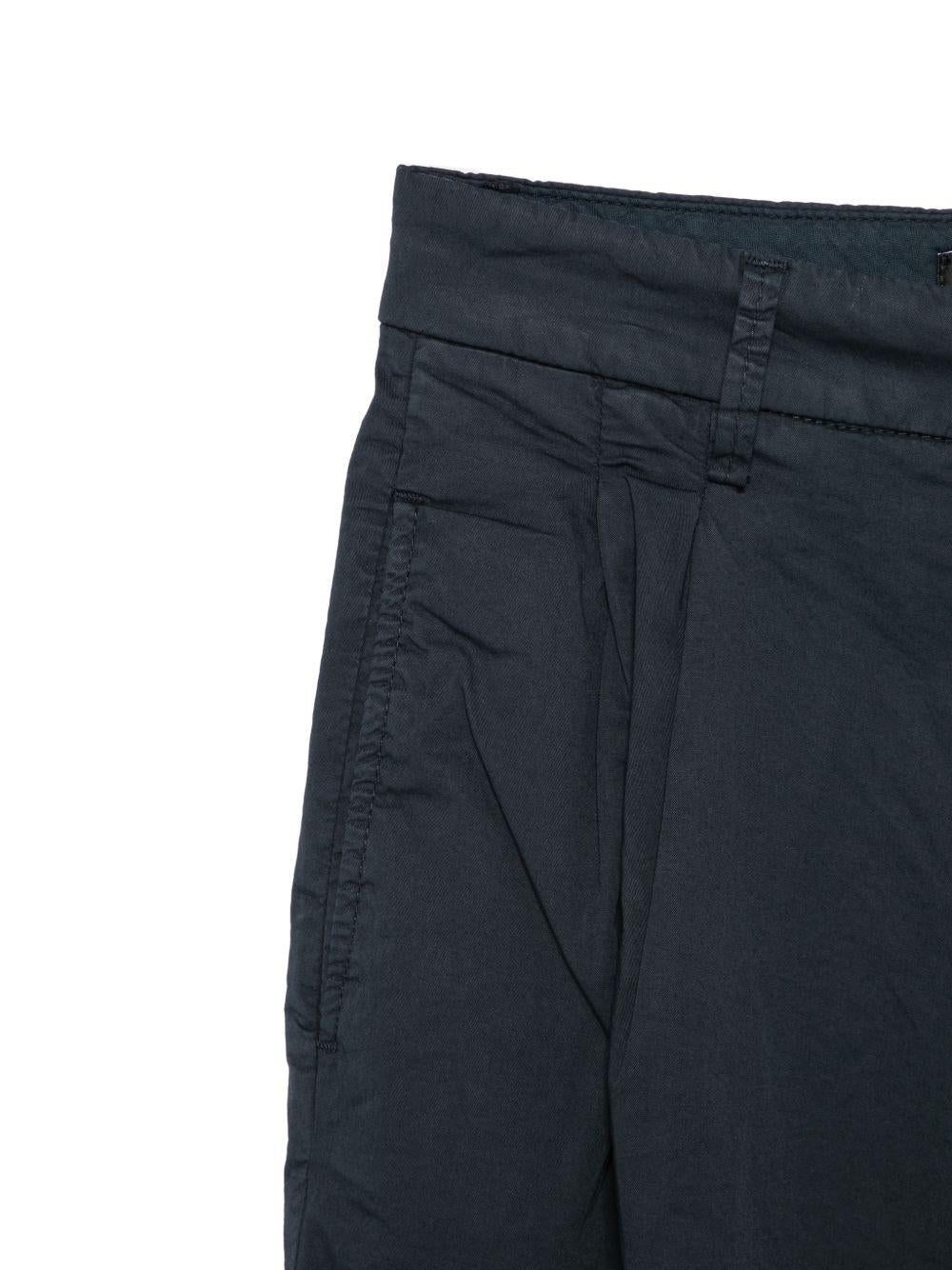 PEUTEREY Pantaloni Ralph in cotone elasticizzato blu navy 