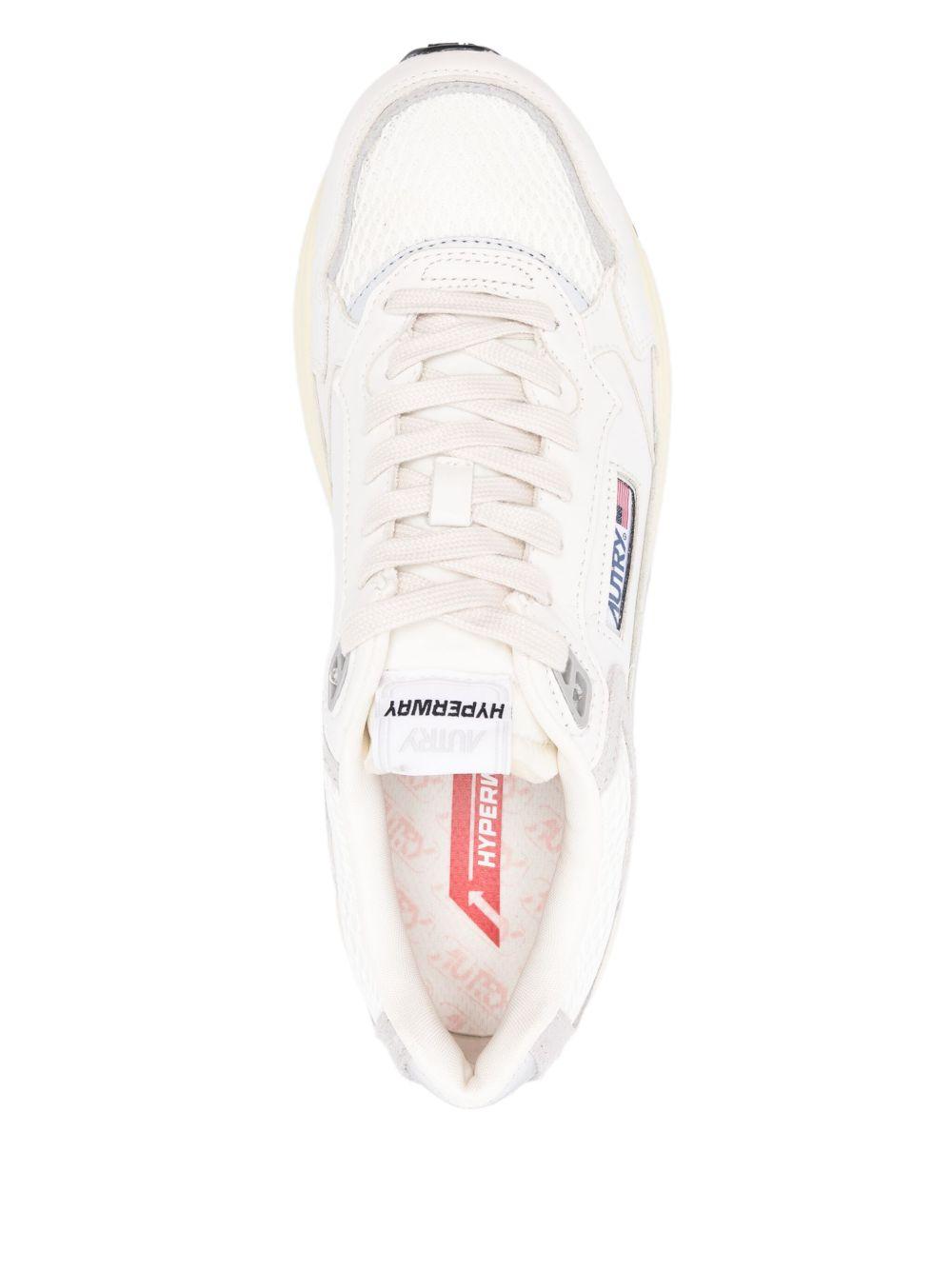 AUTRY Sneakers Medalist bianche e grigie con camoscio 