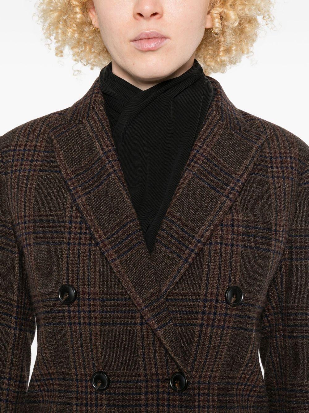 CIRCOLO 1901 Blazer marrone con motivo a quadri 