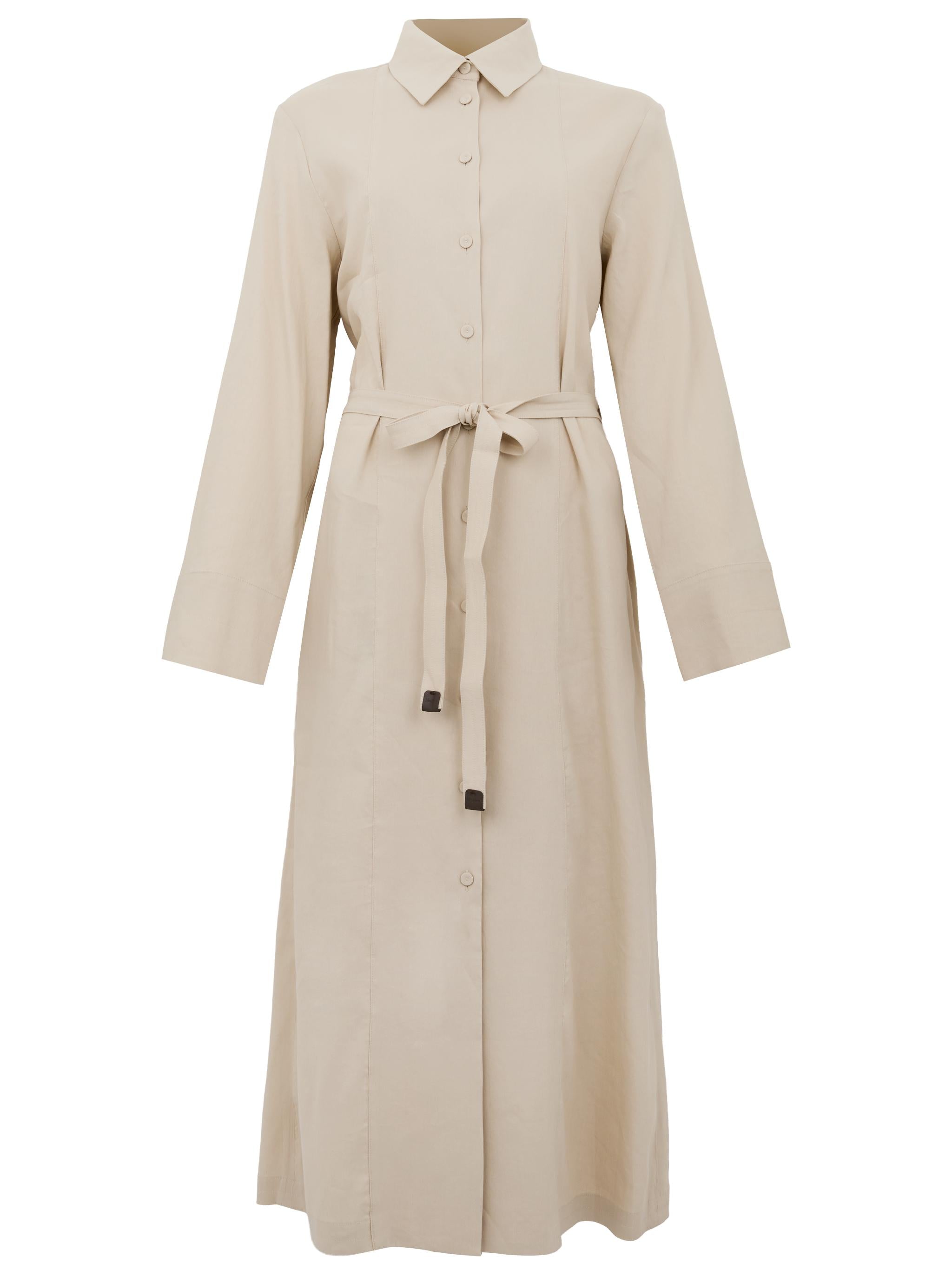 MAX MARA Abito midi Nordica con cintura in vita 