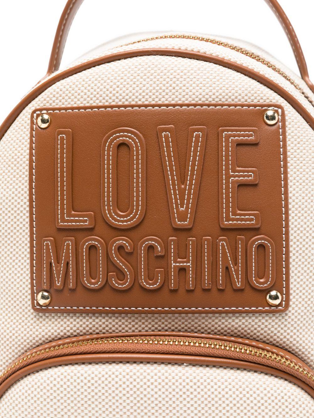 LOVE MOSCHINO Zainetto con doppie tasche in ecopelle 
