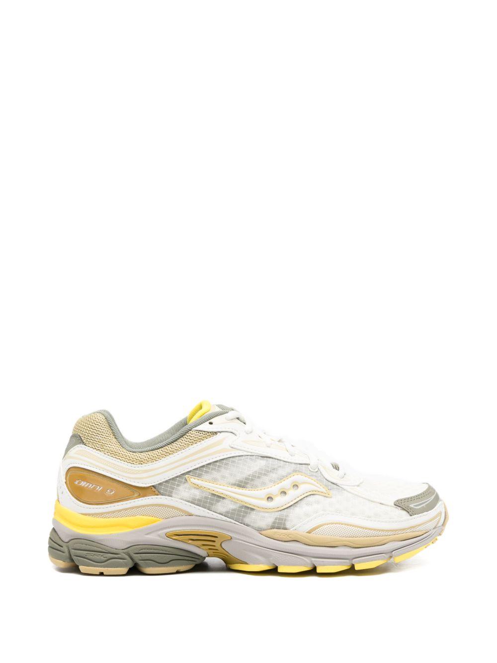 SAUCONY Sneakers Progrid Omni bianche e gialle 