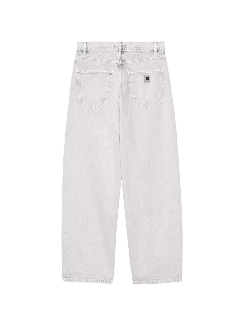 CARHARTT WIP Jeans Brandon in cotone grigio chiaro 
