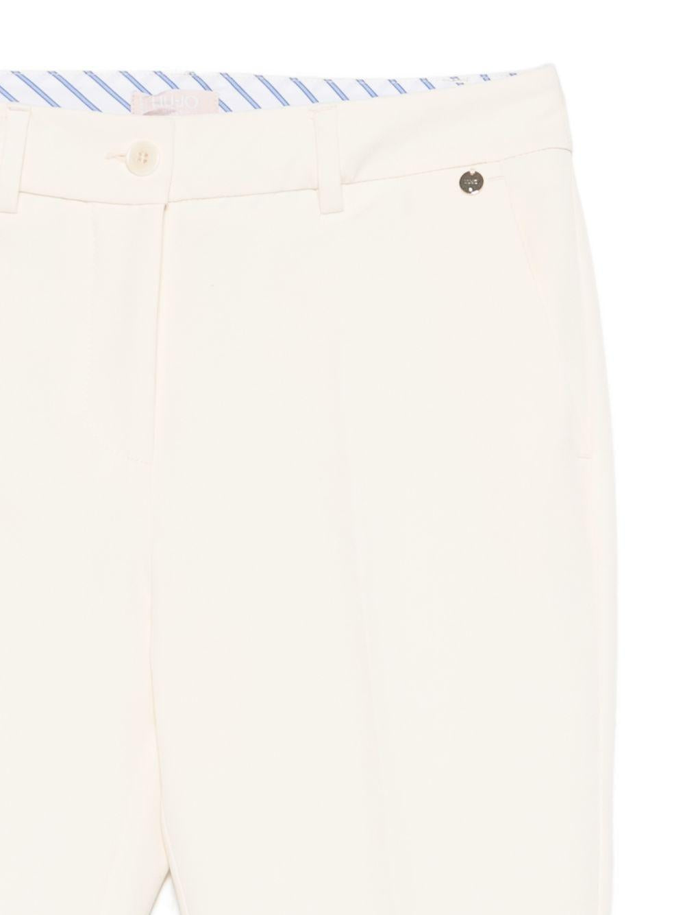 LIUJO Pantalone panna chiaro a sigaretta 