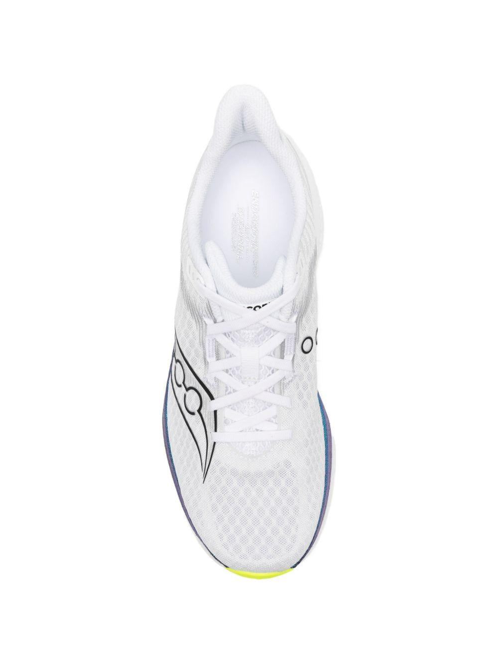 SAUCONY Sneakers Endorphin Speed bianche e celesti 