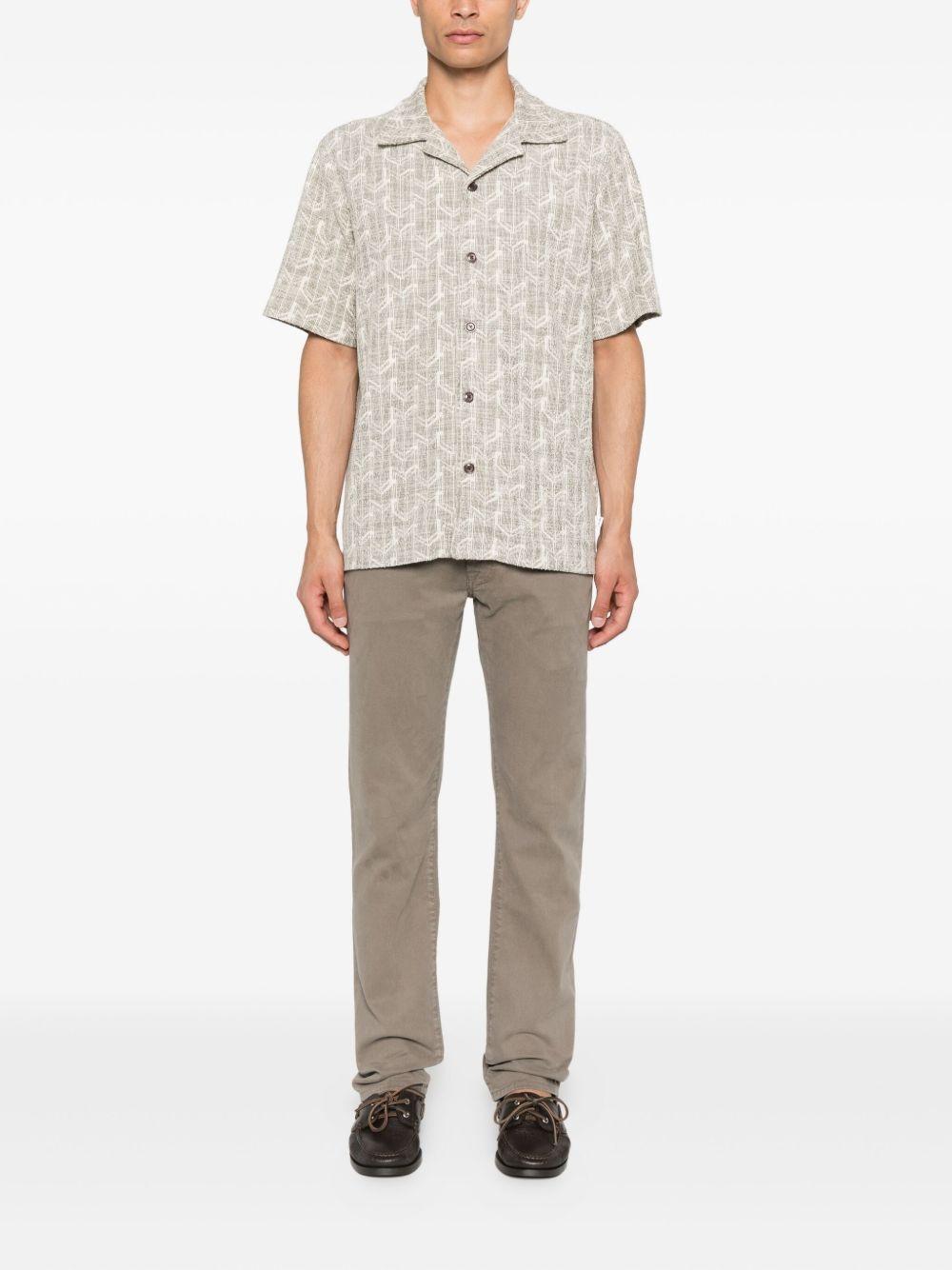 JACOB COHEN Jeans cinque tasche in cotone marrone 