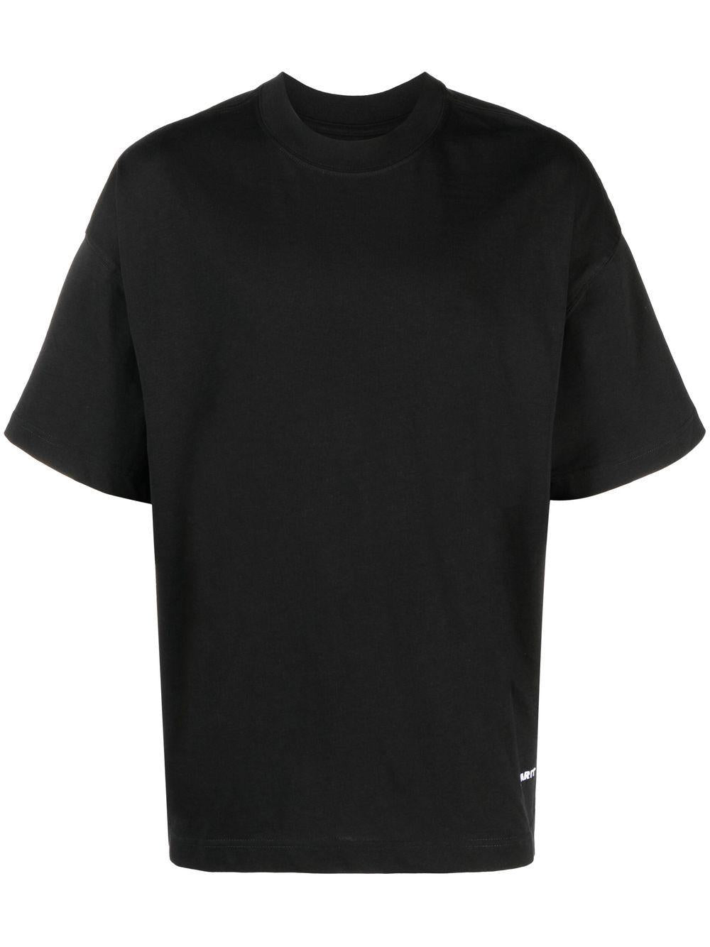 CARHARTT WIP T-shirt in cotone nero con logo 