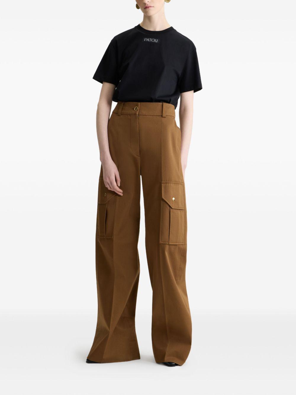 PATOU T-shirt a maniche corte con logo 