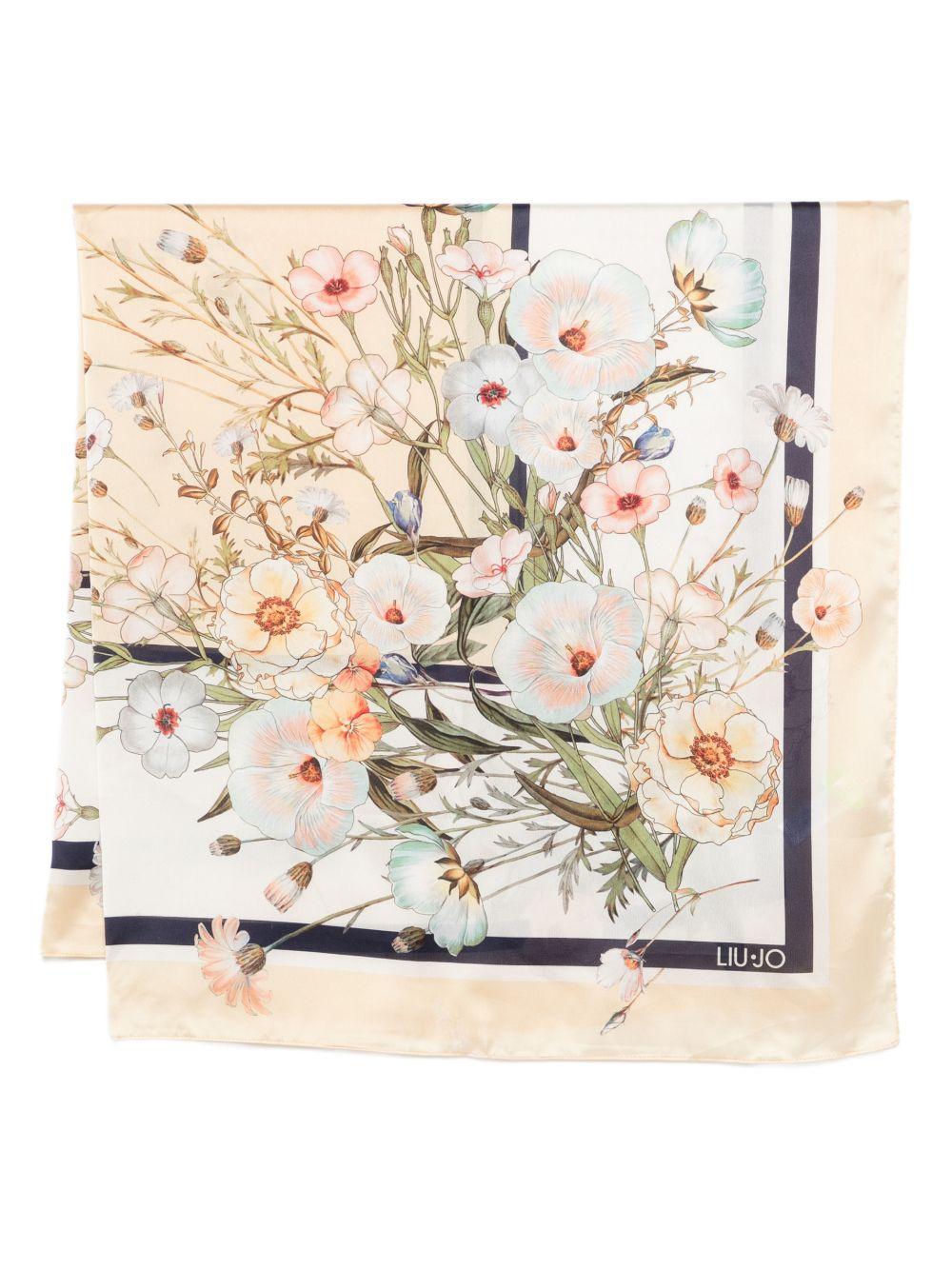 LIUJO Foulard con fantasia a fiori 