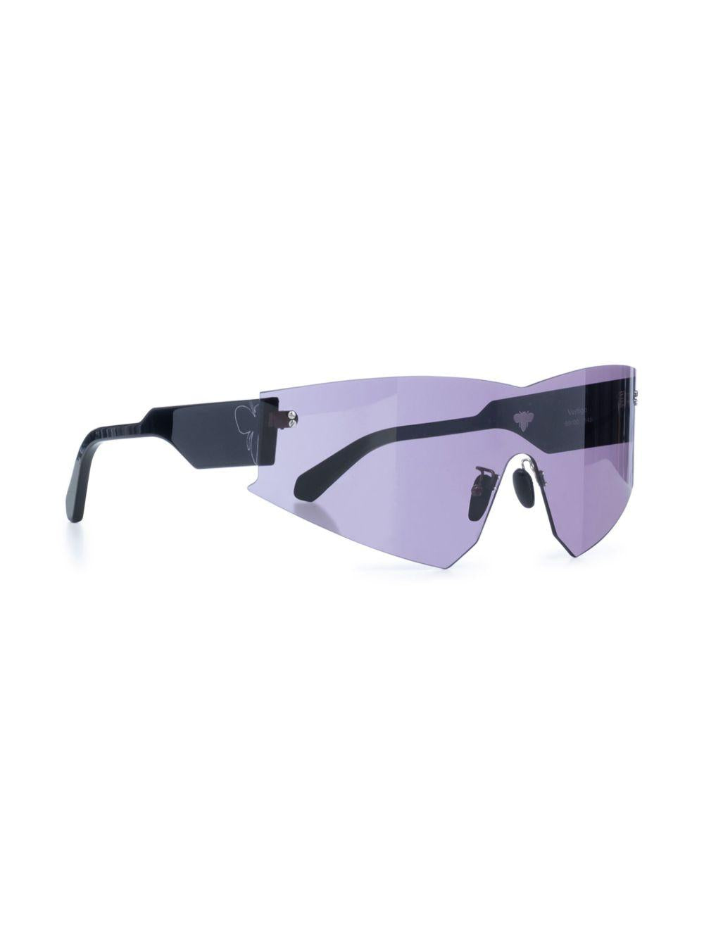 FACE HIDE Occhiali Vertigo in acetato forma futuristica 