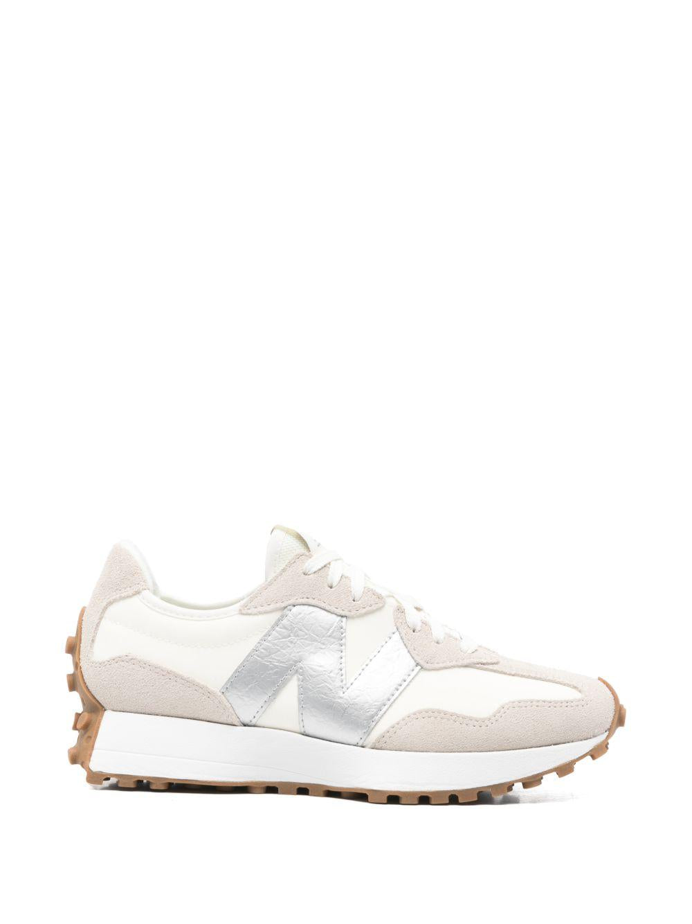NEW BALANCE Sneakers beige e argentate 